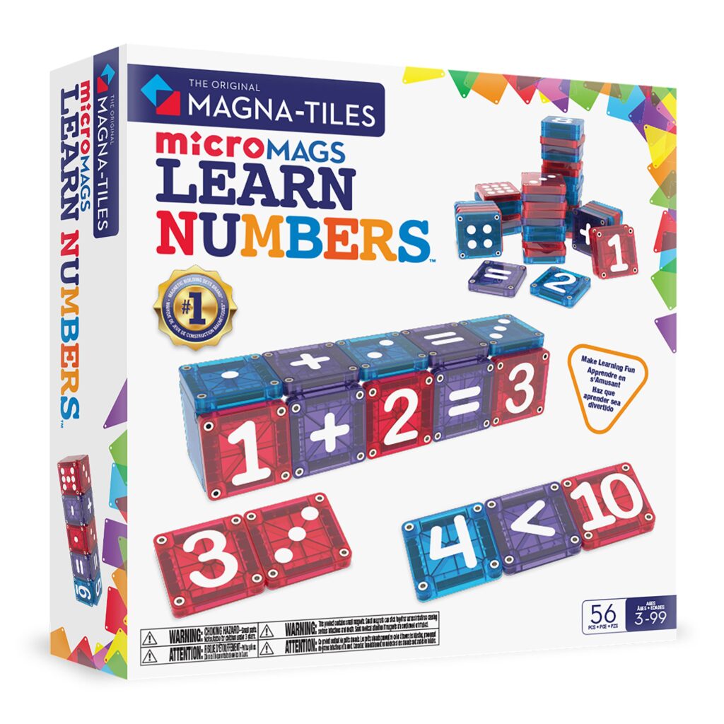 microMAGS LEARN Numbersâ„¢ 56 Piece Set